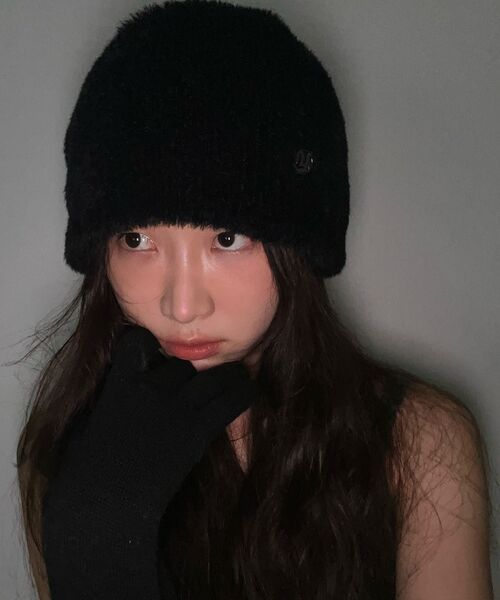 FLAREUP(フレアアップ)の「Fur Knit Beanie (FL-727_White)(ニットキャップ/ビーニー・レディース・ホワイト・FREE)」の8枚目の写真