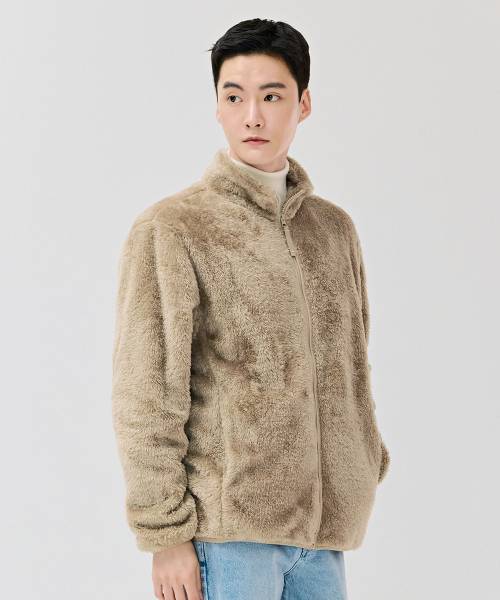 CHASECULT(チェイスカルト)の「共用ベーシックフリースジップアップジャンパー-ベージュ(その他アウター・メンズ・Beige・90/100/95/105)」の3枚目の写真