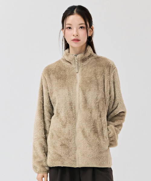 CHASECULT(チェイスカルト)の「共用ベーシックフリースジップアップジャンパー-ベージュ(その他アウター・メンズ・Beige・90/100/95/105)」の4枚目の写真