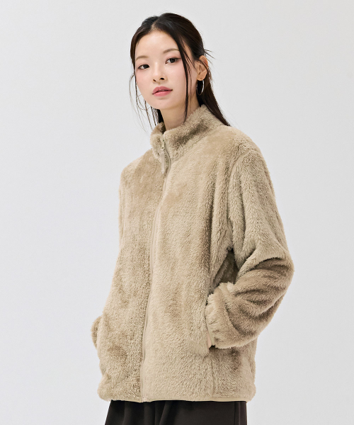 CHASECULT(チェイスカルト)の「共用ベーシックフリースジップアップジャンパー-ベージュ(その他アウター・メンズ・Beige・90/100/95/105)」の5枚目の写真