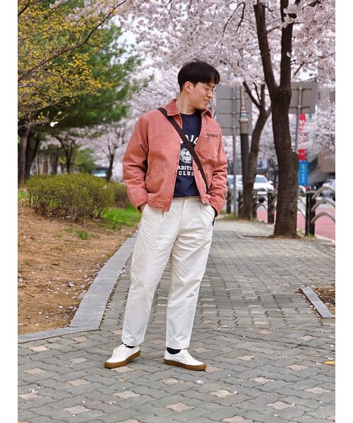 MUSINSA STANDARD（ムシンサスタンダード）の「あごレギュラーフィットのCcinoパンツ1枚。 [クリーム]（その他パンツ・メンズ・その他・29/30/31/33/26/27/28/40/38/42/36/34/32）」の13枚目の写真