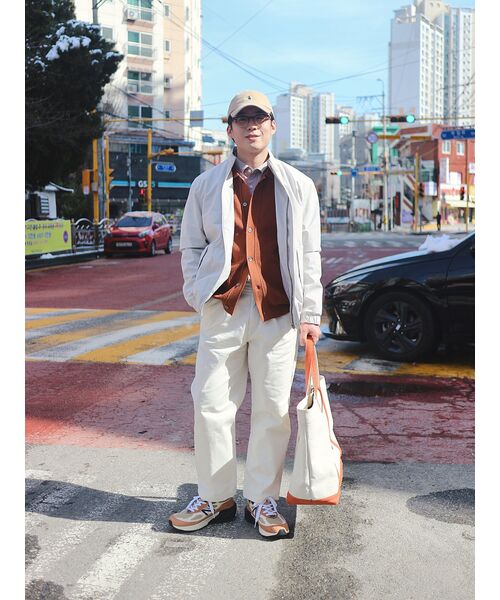 MUSINSA STANDARD（ムシンサスタンダード）の「あごレギュラーフィットのCcinoパンツ1枚。 [クリーム]（その他パンツ・メンズ・その他・29/30/31/33/26/27/28/40/38/42/36/34/32）」の14枚目の写真