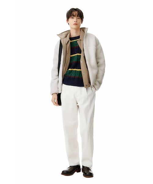 MUSINSA STANDARD（ムシンサスタンダード）の「あごレギュラーフィットのCcinoパンツ1枚。 [クリーム]（その他パンツ・メンズ・その他・29/30/31/33/26/27/28/40/38/42/36/34/32）」の22枚目の写真
