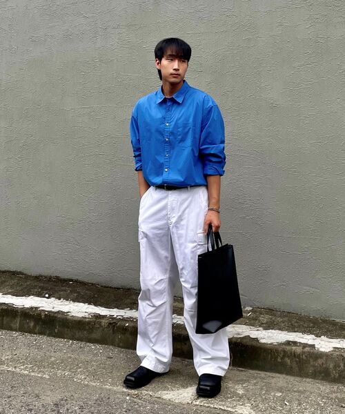 MUSINSA STANDARD（ムシンサスタンダード）の「コットンパラシュートカーゴパンツ [オフホワイト]（スウェットパンツ・メンズ・その他・32/33/34/36/38/40/42/28/29/30/31）」の17枚目の写真