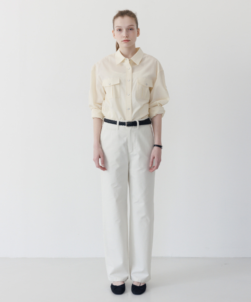 TTUDEMENT(トュードメント)の「COIN POCKET PANTS IVORY(その他パンツ・レディース・その他・SMALL/MEDIUM)」の2枚目の写真