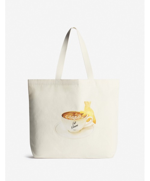 セール】CAPPUCCINO TOTE(トートバッグ)|Maison Kitsune(メゾン セール】CAPPUCCINO TOTE(トートバッグ)|Maison Kitsune(メゾン
