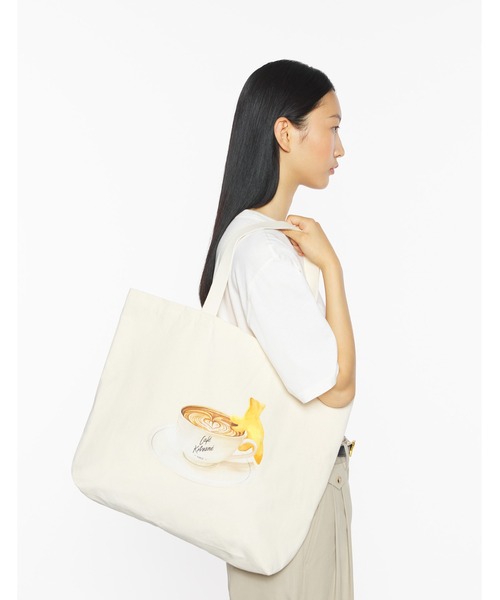 セール】CAPPUCCINO TOTE（トートバッグ）｜Maison Kitsune（メゾン
