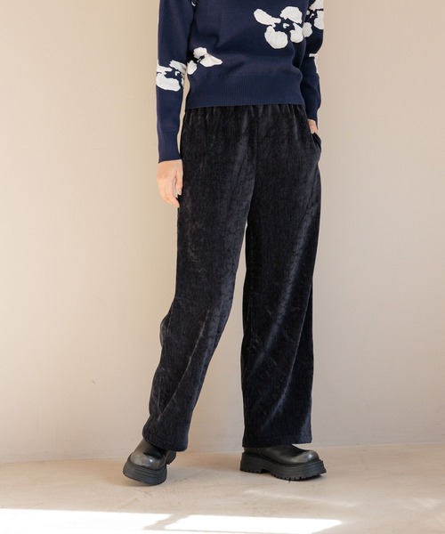 FOUND GOOD(ファウンドグッド)の「ベロアイージーパンツ(その他パンツ・レディース・ブラウン系4/ネイビー/グレー系8・L/M/S)」の15枚目の写真