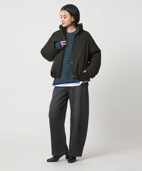 A DAY IN THE LIFE UNITED ARROWS(アデイインザライフユナイテッドアローズ)の「スタンド ダウンジャケット <A DAY IN THE LIFE>(ダウンジャケット/コート・レディース・ダークグレー/オリーブ/ブラック/ナチュラル・FREE)」の19枚目の写真