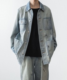 VEIN （ヴェイン）の「11OZデニム カバーオール JKT / 11OZ DENIM COVERALL JKT（デニムジャケット）」