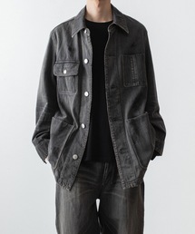 VEIN （ヴェイン）の「11OZデニム カバーオール JKT / 11OZ DENIM COVERALL JKT（デニムジャケット）」