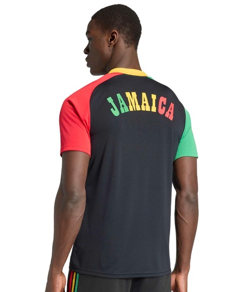 adidas(アディダス)の「adidas JAMAICA 26 X BOB MARLEY AWAY PRE MATCH JERSEY / アディダス ジャマイカ26 × ボブマーリー アウェイ プレマッチ ジャージ(ジャージ・メンズ・ブラック・L/M/S/XL/XXL)」の10枚目の写真