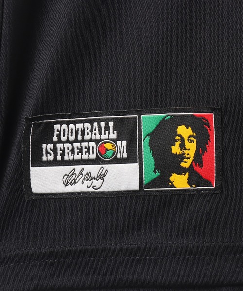 adidas(アディダス)の「adidas JAMAICA 26 X BOB MARLEY AWAY PRE MATCH JERSEY / アディダス ジャマイカ26 × ボブマーリー アウェイ プレマッチ ジャージ(ジャージ・メンズ・ブラック・L/M/S/XL/XXL)」の6枚目の写真