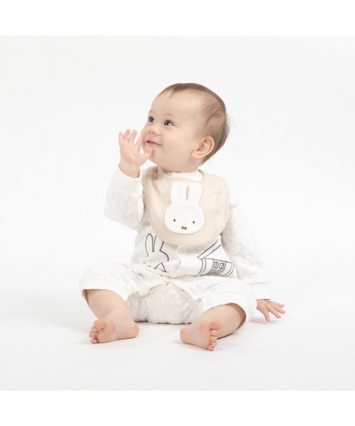 Miffy（ ミッフィー）の「ブルーナスタイ (ミッフィー/ボリス)２枚組（スタイ/よだれかけ・キッズ・ブラウン/ベージュ/アイボリー/ホワイト・FREE）」の6枚目の写真