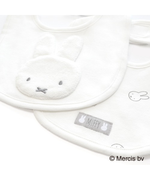 Miffy（ ミッフィー）の「ブルーナスタイ (ミッフィー/ボリス)２枚組（スタイ/よだれかけ・キッズ・ブラウン/ベージュ/アイボリー/ホワイト・FREE）」の17枚目の写真
