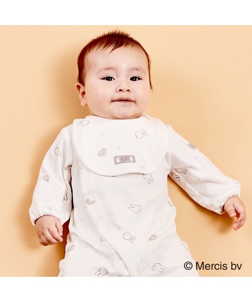 Miffy（ ミッフィー）の「ブルーナスタイ (ミッフィー/ボリス)２枚組（スタイ/よだれかけ・キッズ・ブラウン/ベージュ/アイボリー/ホワイト・FREE）」の19枚目の写真