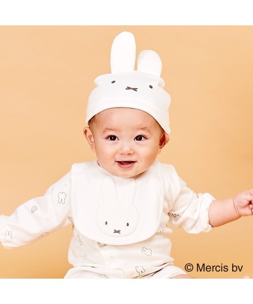 Miffy（ ミッフィー）の「ブルーナスタイ (ミッフィー/ボリス)２枚組（スタイ/よだれかけ・キッズ・ブラウン/ベージュ/アイボリー/ホワイト・FREE）」の20枚目の写真