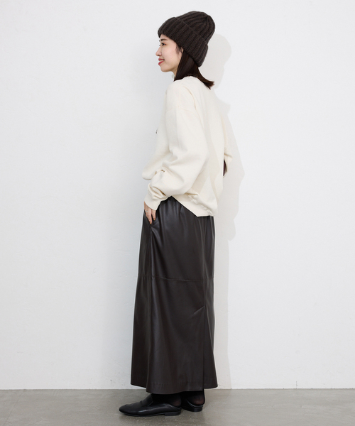 SCREEN STARS（スクリーンスターズ）の「SCREEN STARS/スクリーンスターズ SLOBE別注 ロゴスウェット（スウェット・レディース・チャコールグレー/ライトグレー/ベージュ/レッド/ピンク・FREE）」の14枚目の写真