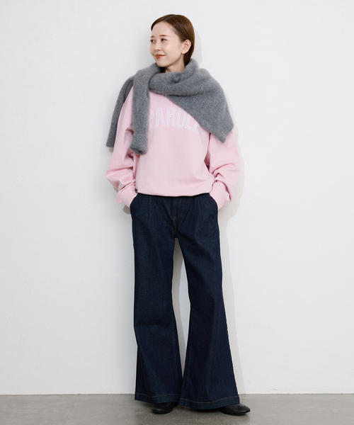 SCREEN STARS（スクリーンスターズ）の「SCREEN STARS/スクリーンスターズ SLOBE別注 ロゴスウェット（スウェット・レディース・チャコールグレー/ライトグレー/ベージュ/レッド/ピンク・FREE）」の22枚目の写真