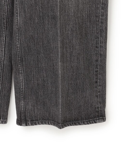 センタープレス デニム ワイド パンツ（デニムパンツ）｜23区 L