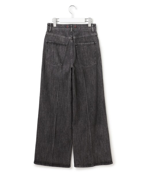 23区 L(ニジュウサンクオオキイサイズ)の「センタープレス デニム ワイド パンツ(デニムパンツ・レディース・ネイビー系/ターコイズブルー系/ダルブルー系/ライトグレー系・44/46/48/50)」の21枚目の写真
