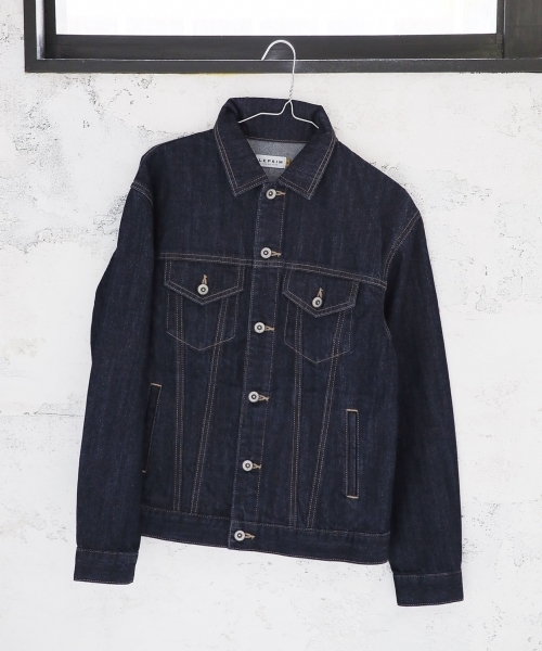 LEPSIM（レプシィム）の「デニムジャケット　708372（デニムジャケット・レディース・ネイビー/オフホワイト/ブルー/ブルー系その他/ダークネイビー・LARGE/MEDIUM）」の2枚目の写真