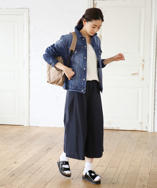 LEPSIM（レプシィム）の「デニムジャケット　708372（デニムジャケット・レディース・ネイビー/オフホワイト/ブルー/ブルー系その他/ダークネイビー・LARGE/MEDIUM）」の22枚目の写真