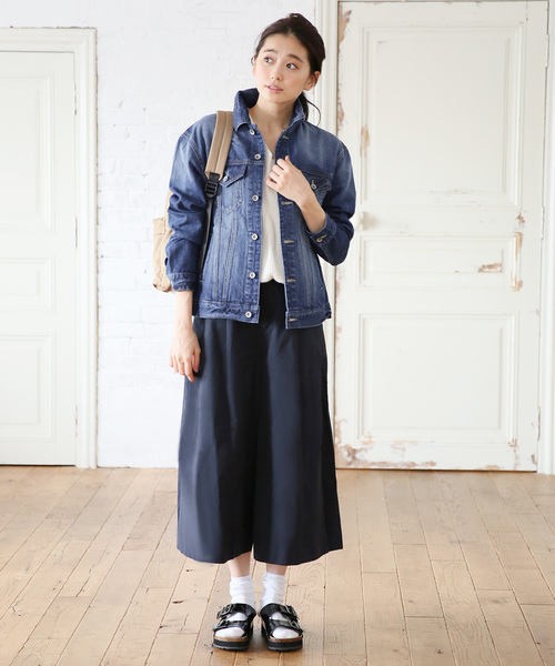 LEPSIM（レプシィム）の「デニムジャケット　708372（デニムジャケット・レディース・ネイビー/オフホワイト/ブルー/ブルー系その他/ダークネイビー・LARGE/MEDIUM）」の21枚目の写真