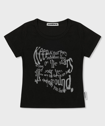 キープユアリターン スリムフィット 半袖Tシャツ ブラック