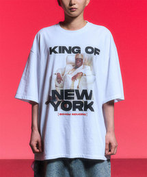 SCHISM INDUCING（スキズムインデューシング）の「KING OF NY T SHIRT_WHITE（Tシャツ/カットソー）」