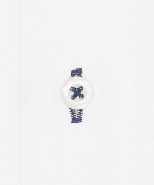 TOKYO SHIRTS（トウキョウシャツ）の「【超形態安定】 形態安定ノンアイロン ボタンダウン 長袖ビジネスワイシャツ（ビジネスシャツ・メンズ・ホワイト・首回り37cm-裄丈80cm/首回り39cm-裄丈80cm/首回り39cm-裄丈84cm/首回り41cm-裄丈82cm/首回り41cm-裄丈86cm/首回り42cm-裄丈82cm/首回り42cm-裄丈86cm/首回り43cm-裄丈82cm/首回り43cm-裄丈86cm/首回り37cm-裄丈84cm）」の4枚目の写真