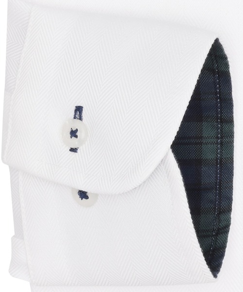 TOKYO SHIRTS（トウキョウシャツ）の「【超形態安定】 形態安定ノンアイロン ボタンダウン 長袖ビジネスワイシャツ（ビジネスシャツ・メンズ・ホワイト・首回り37cm-裄丈80cm/首回り39cm-裄丈80cm/首回り39cm-裄丈84cm/首回り41cm-裄丈82cm/首回り41cm-裄丈86cm/首回り42cm-裄丈82cm/首回り42cm-裄丈86cm/首回り43cm-裄丈82cm/首回り43cm-裄丈86cm/首回り37cm-裄丈84cm）」の3枚目の写真