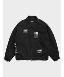 SAINTPAIN（セイントペイン）の「SP パッチワークジャケット ブラック（デニムジャケット）」