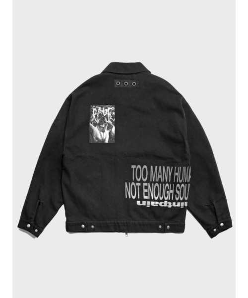 SAINTPAIN（セイントペイン）の「SP パッチワークジャケット ブラック（デニムジャケット・レディース・その他・LARGE/MEDIUM）」の7枚目の写真