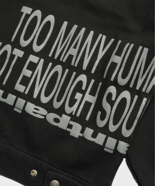SAINTPAIN（セイントペイン）の「SP パッチワークジャケット ブラック（デニムジャケット・レディース・その他・LARGE/MEDIUM）」の4枚目の写真