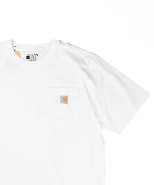 Carhartt(カーハート)の「【PH3】【Carhartt/カーハート】Workwear Pocket Short Sleeve T-Shirt K87(Tシャツ/カットソー・メンズ・ホワイト・LARGE/X-LARGE)」の4枚目の写真