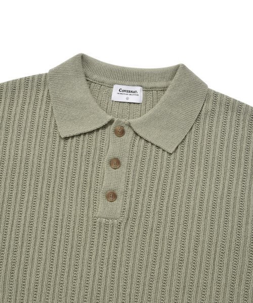 COVERNAT(カバーナット)の「クロシェポロハーフニットカーキ(ニット/セーター・レディース・その他・LARGE/MEDIUM/SMALL/X-LARGE)」の3枚目の写真
