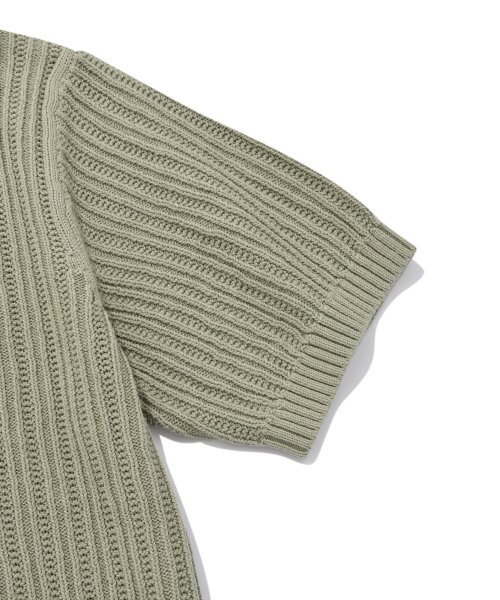 COVERNAT(カバーナット)の「クロシェポロハーフニットカーキ(ニット/セーター・レディース・その他・LARGE/MEDIUM/SMALL/X-LARGE)」の4枚目の写真