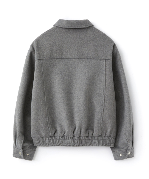 AOTT（アンアウトピット）の「ウールブレンド2WAYカラーブルゾングレー（ブルゾン・メンズ・グレー・MEDIUM/LARGE/X-LARGE）」の3枚目の写真