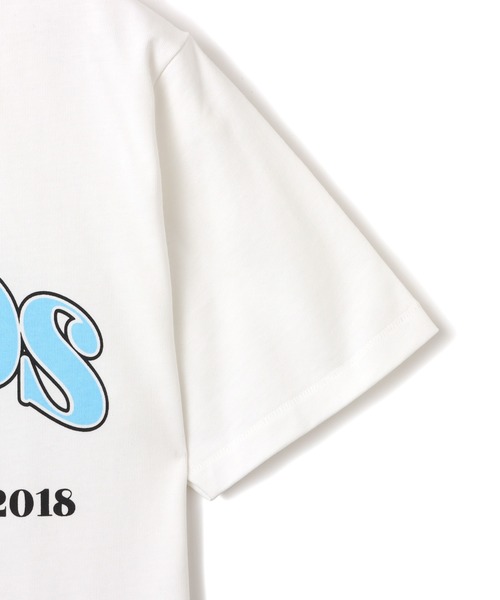 atmos pink(アトモスピンク)の「atmos pink College Logo T-shirt / アトモス ピンク カレッジ ロゴ T-シャツ(Tシャツ/カットソー・レディース・ホワイト/ブラック・S/M)」の4枚目の写真