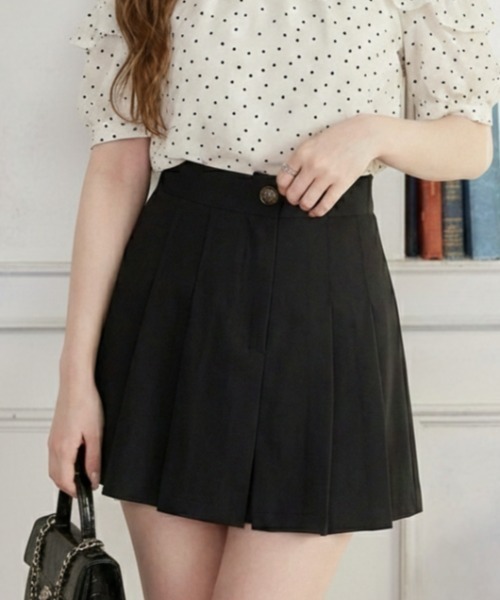 Mejoul（メジュール）の「【2026春夏新作】プリーツハイウエストショートパンツ（その他パンツ・レディース・ブラウン/ブラック/アイボリー・M/L）」の13枚目の写真