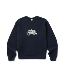 [Mmlg] FAMILY NAME SWEAT (AUTHENTIC NAVY)