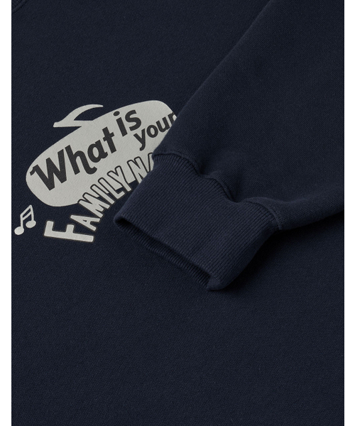 MMLG（エムエムエルジー）の「[Mmlg] FAMILY NAME SWEAT (AUTHENTIC NAVY)（スウェット・レディース・その他・MEDIUM/LARGE/SMALL/X-LARGE）」の6枚目の写真