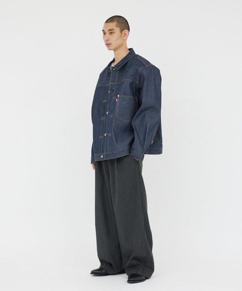 Levi's(リーバイス)の「Levi’s(R) / リーバイス(R) 別注 TYPE1 リジッド トラッカージャケット(デニムジャケット・メンズ・ダークブルー・XXX-LARGE/XX-LARGE/X-LARGE/LARGE/MEDIUM/SMALL/X-SMALL)」の12枚目の写真