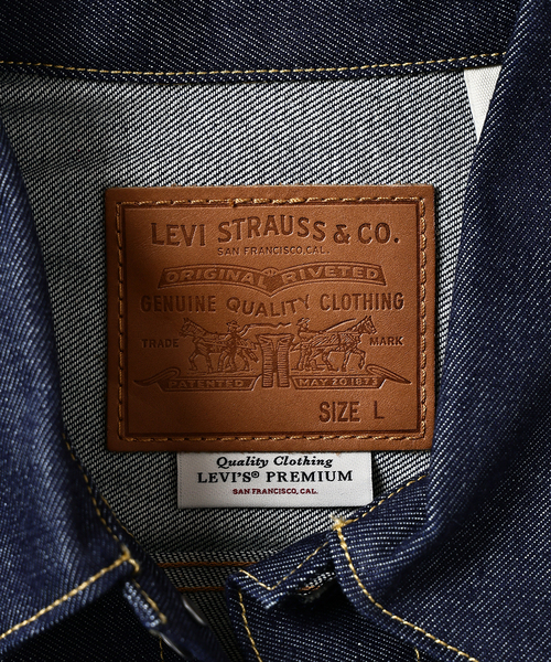 Levi's(リーバイス)の「Levi’s(R) / リーバイス(R) 別注 TYPE1 リジッド トラッカージャケット(デニムジャケット・メンズ・ダークブルー・XXX-LARGE/XX-LARGE/X-LARGE/LARGE/MEDIUM/SMALL/X-SMALL)」の9枚目の写真