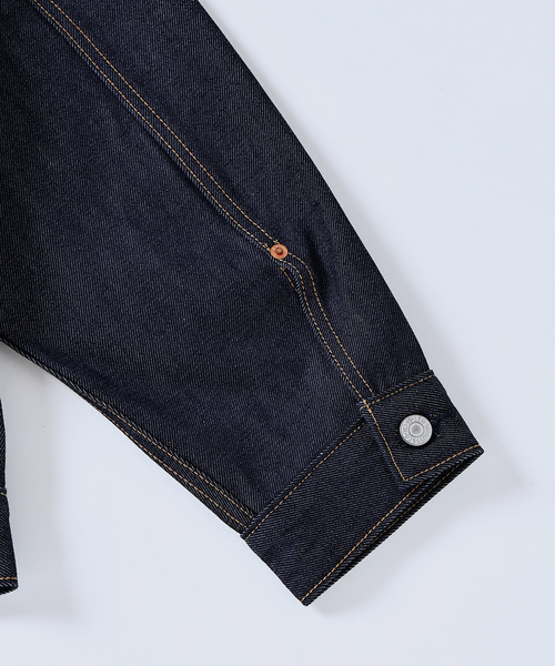 Levi's(リーバイス)の「Levi’s(R) / リーバイス(R) 別注 TYPE1 リジッド トラッカージャケット(デニムジャケット・メンズ・ダークブルー・XXX-LARGE/XX-LARGE/X-LARGE/LARGE/MEDIUM/SMALL/X-SMALL)」の11枚目の写真