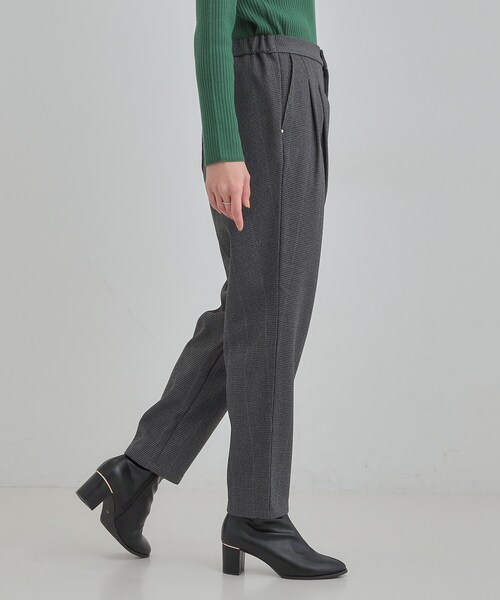 DRESKIP(ドレスキップ)の「【あったか】ウールフィール 裏起毛テーパードパンツ(その他パンツ・レディース・チャコールグレー/ブラック/キャメル・03/02/01/04)」の5枚目の写真