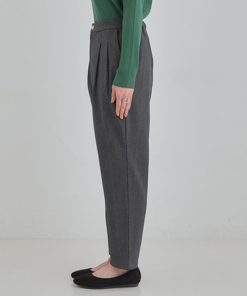 DRESKIP(ドレスキップ)の「【あったか】ウールフィール 裏起毛テーパードパンツ(その他パンツ・レディース・チャコールグレー/ブラック/キャメル・03/02/01/04)」の17枚目の写真