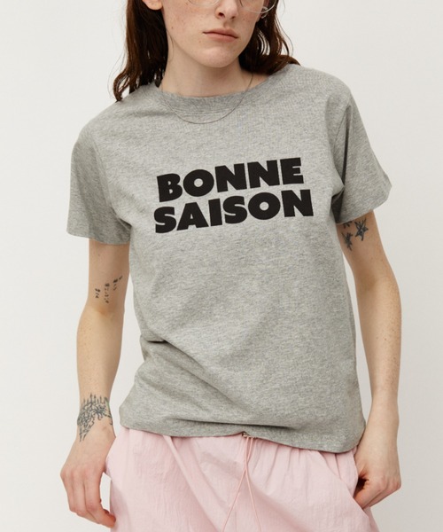 Auntie Rosa Holiday(アンティローザホリデー)の「BONNESAISONプリントTEE(Tシャツ/カットソー・レディース・オフホワイト/グレー・FREE)」の20枚目の写真