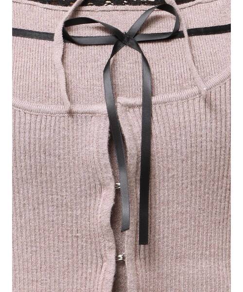 EATME（イートミー）の「バイカラーキャミニットアンサンブルミニワンピース（ワンピース・レディース・ベージュ/ブラック/オフホワイト/グレー・FREE）」の21枚目の写真